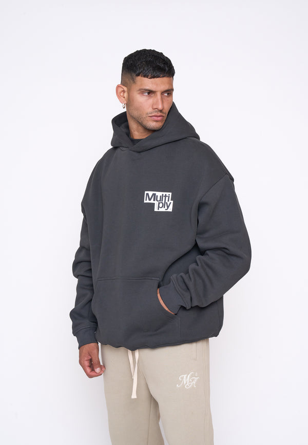 Multiply Spparel Oversize Hoodie BILLBOARD Black Soda Günstig kaufen