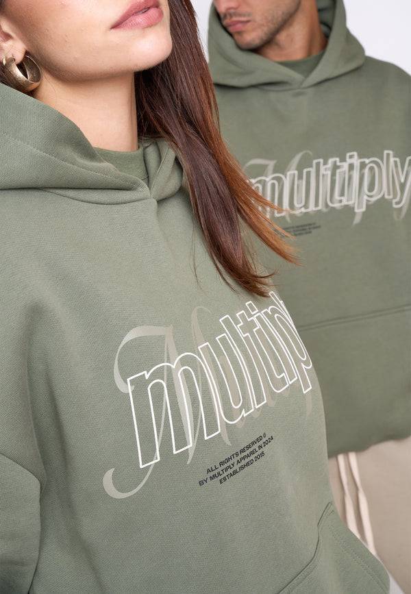 Multiply Spparel Oversize Hoodie DRIBBLE Four Leaf Clover Großer Ausverkauf