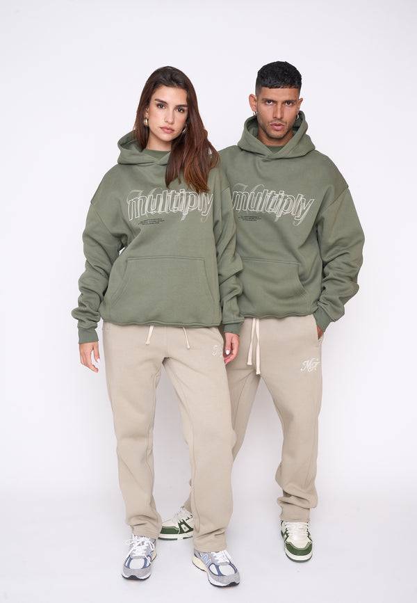 Multiply Spparel Oversize Hoodie DRIBBLE Four Leaf Clover Großer Ausverkauf
