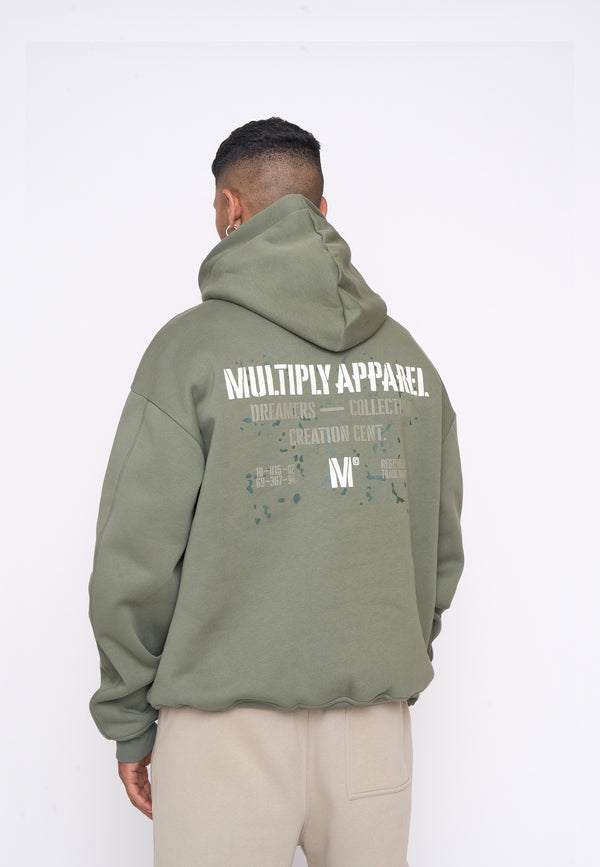Multiply Spparel Oversize Hoodie DRILL Four Leaf Clover Flash Sale