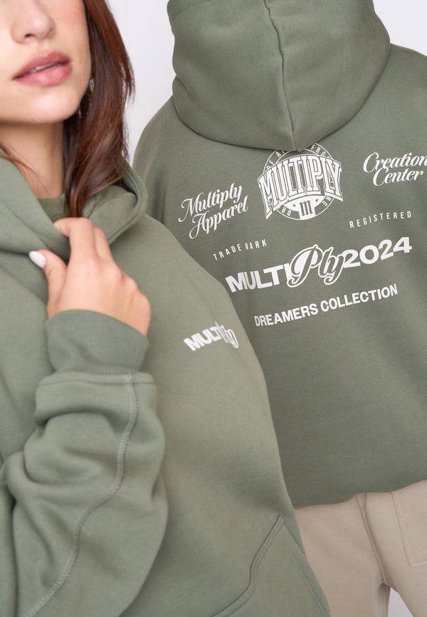 Multiply Spparel Oversize Hoodie MATCH Four Leaf Clover Preisnachlass