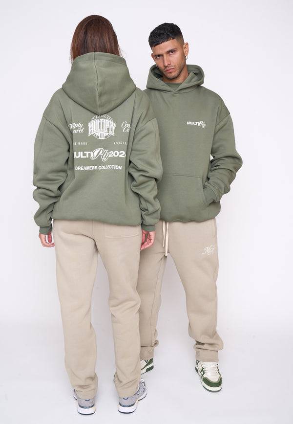 Multiply Spparel Oversize Hoodie MATCH Four Leaf Clover Preisnachlass