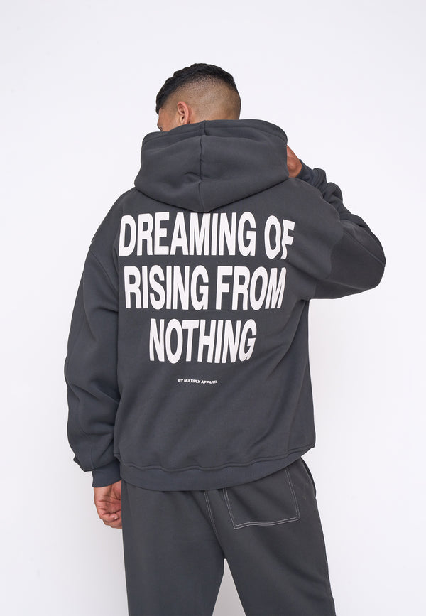 Multiply Spparel Oversize Hoodie RISING Black Soda Cyber Monday