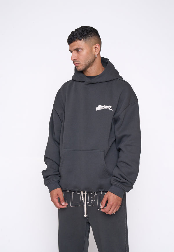 Multiply Spparel Oversize Hoodie RISING Black Soda Cyber Monday