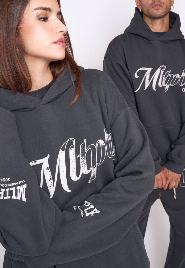 Multiply Spparel Oversize Hoodie STORIES Black Soda Weihnachtsangebot