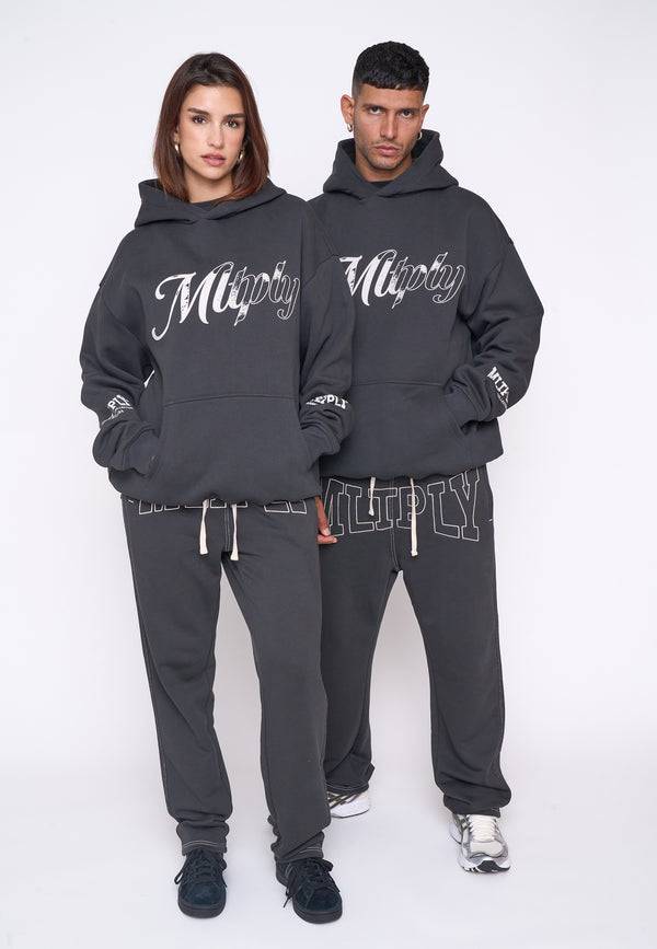 Multiply Spparel Oversize Hoodie STORIES Black Soda Weihnachtsangebot