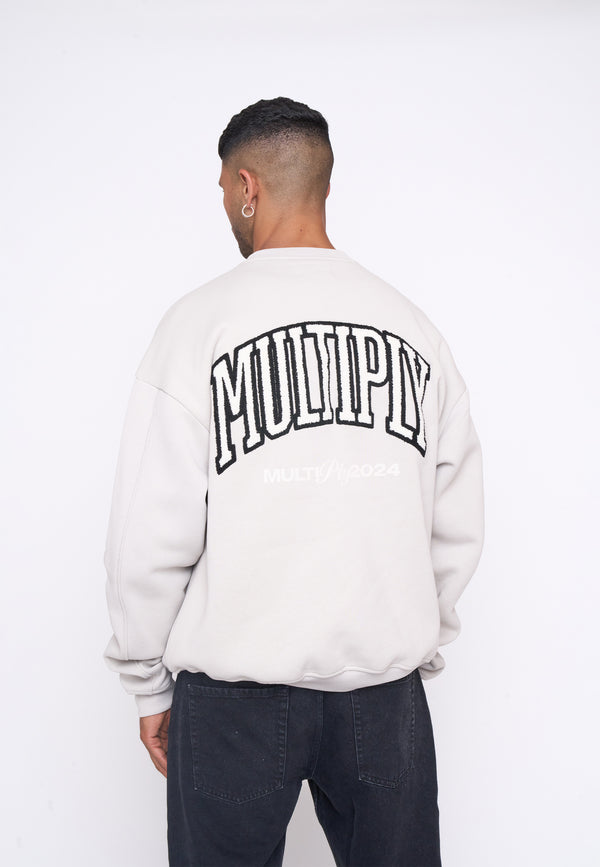 Multiply Spparel Oversize Sweatshirt SESSION Dove Lagerräumung