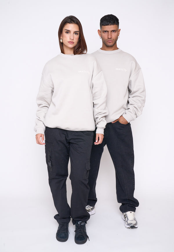 Multiply Spparel Oversize Sweatshirt SESSION Dove Lagerräumung
