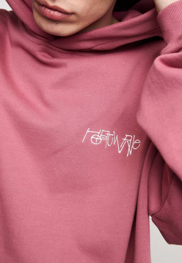 Multiply Spparel Oversize Hoodie OVERHEATING Rose Wine Zeitlich begrenztes Angebot