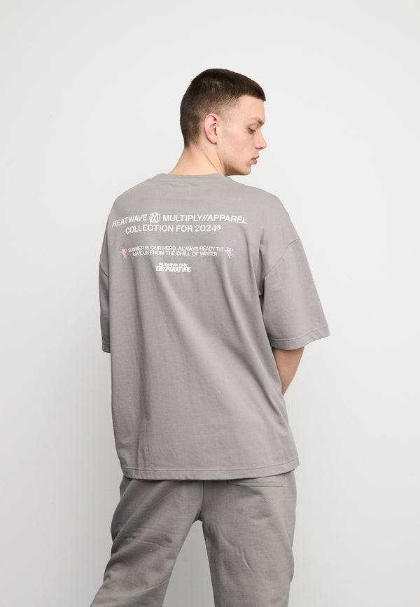 Multiply Spparel Oversize T-Shirt SUMMER HEAT Moon Mist Exklusive Angebote