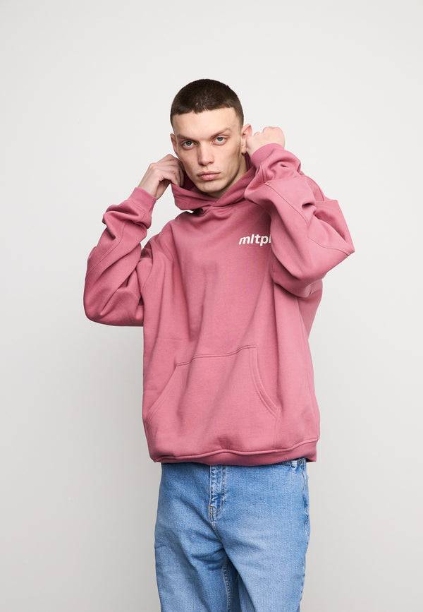 Multiply Spparel Oversize Hoodie SUMMER HEAT Rose Wine Blitzangebot