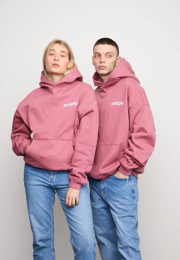 Multiply Spparel Oversize Hoodie SUMMER HEAT Rose Wine Blitzangebot