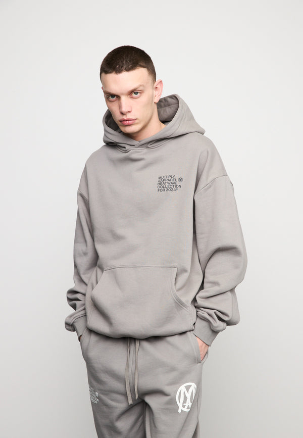 Multiply Spparel Oversize Hoodie TEMPERATURE Moon Mist Neuheiten
