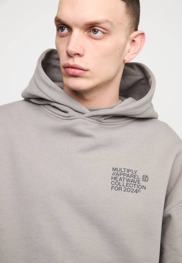 Multiply Spparel Oversize Hoodie TEMPERATURE Moon Mist Neuheiten
