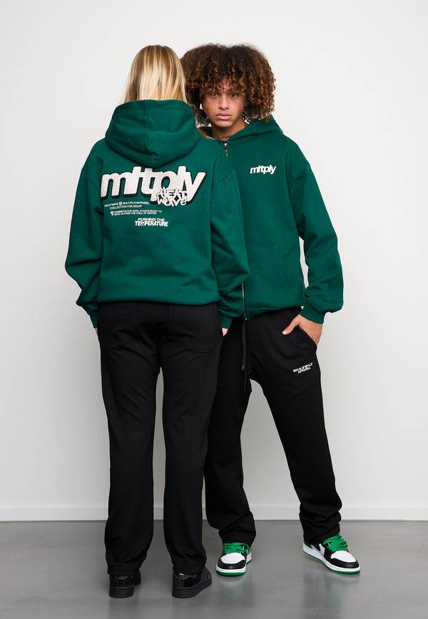 Multiply Spparel Oversize Zip Hoodie HEAT Botanical Garden Räumungsverkauf