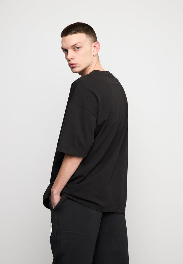 Multiply Spparel Oversize T-Shirt HEAT INDEX Black Soda Washed Kauf eins, bekomm eins gratis