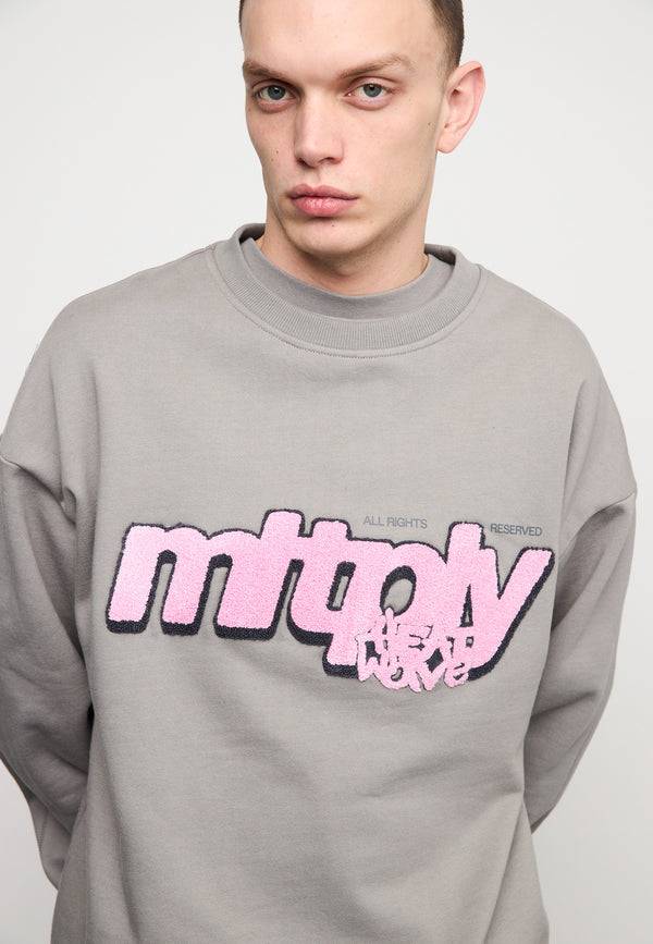 Multiply Spparel Oversize Sweatshirt CLIMATE Moon Mist Tägliche Deals