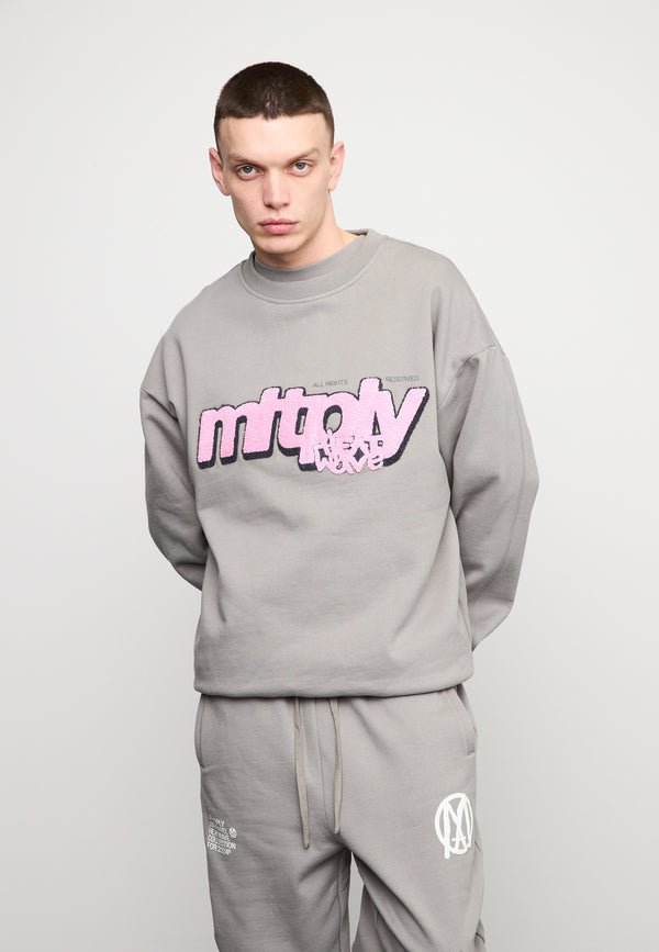 Multiply Spparel Oversize Sweatshirt CLIMATE Moon Mist Tägliche Deals