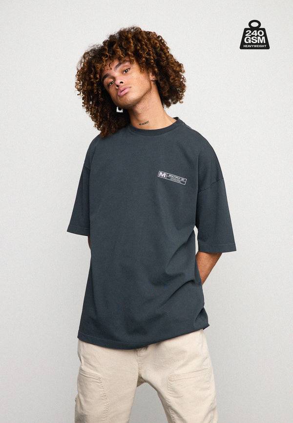 Multiply Spparel Oversize T-Shirt HEAVY Black Soda Kostenlose Rückgabe