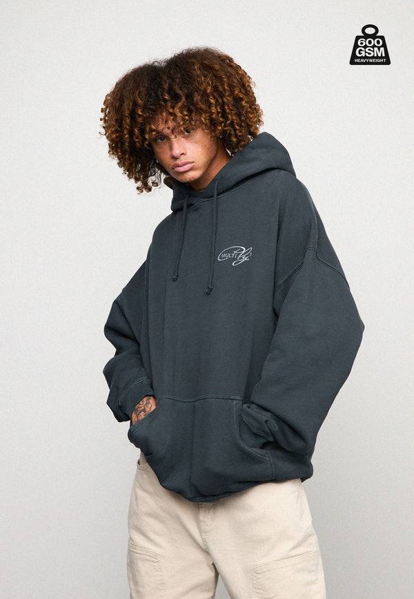 Multiply Spparel Oversize Hoodie WEIGHTY Black Soda Letzte 3 Tage