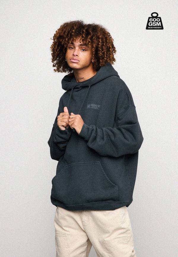 Multiply Spparel Oversize Hoodie HEAVY Black Soda Letzte 2 Tage