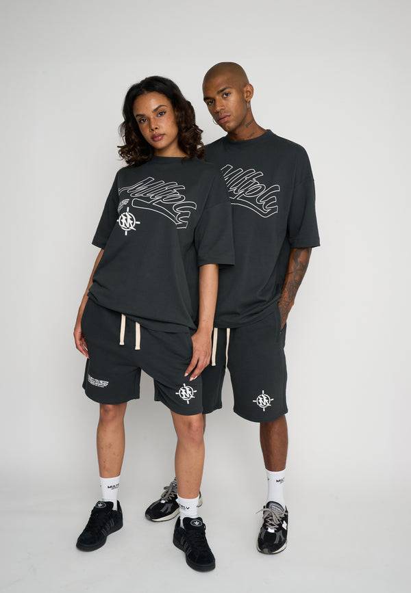 Multiply Spparel Shorts AIM Black Soda Sonderangebot der Fabrik