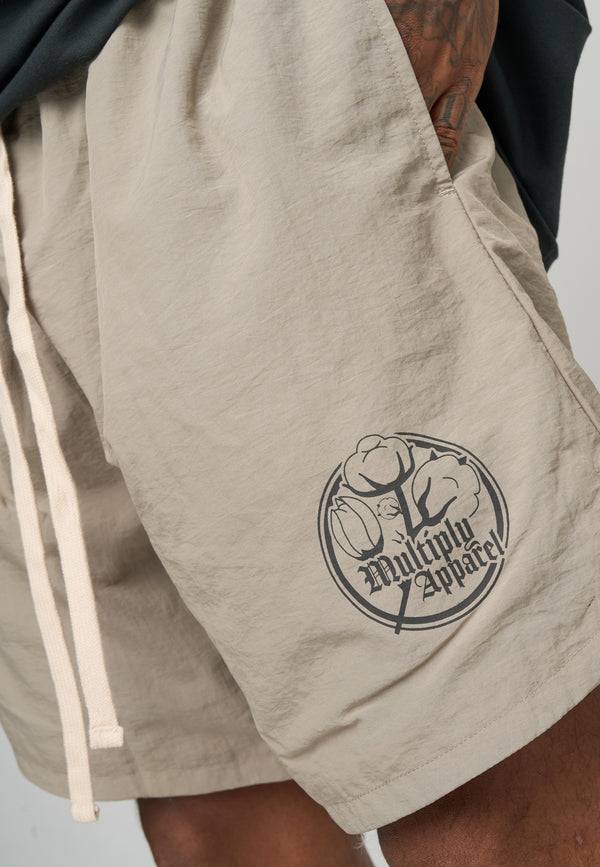 Multiply Spparel Woven Shorts ANTIQUE Vintage Khaki Riesige Rabatte