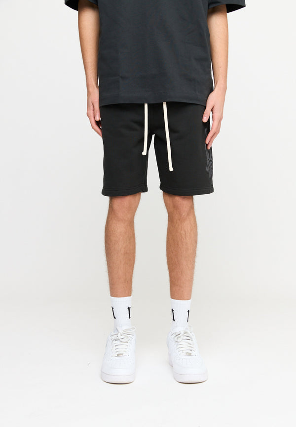 Multiply Spparel Shorts ANXIETY Black Soda Washed Speichern exportieren