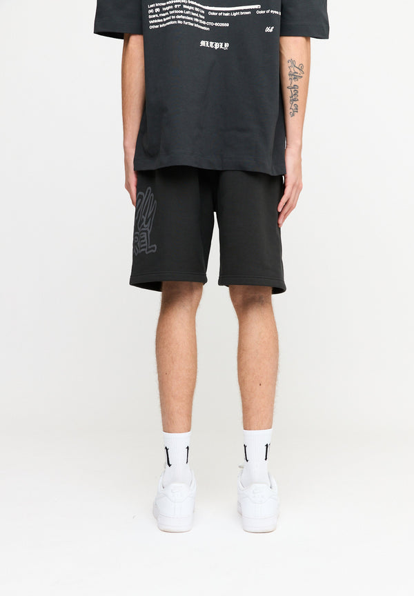 Multiply Spparel Shorts ANXIETY Black Soda Washed Speichern exportieren