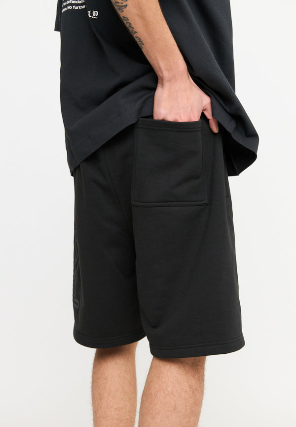 Multiply Spparel Shorts ANXIETY Black Soda Washed Speichern exportieren