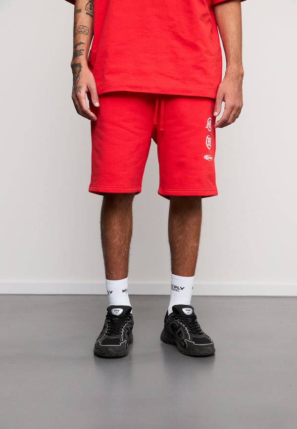 Multiply Spparel Shorts CONVICT Flame Scarlet zollfrei