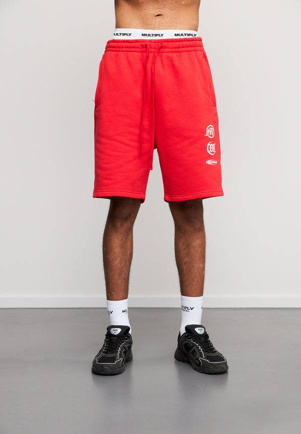Multiply Spparel Shorts CONVICT Flame Scarlet zollfrei