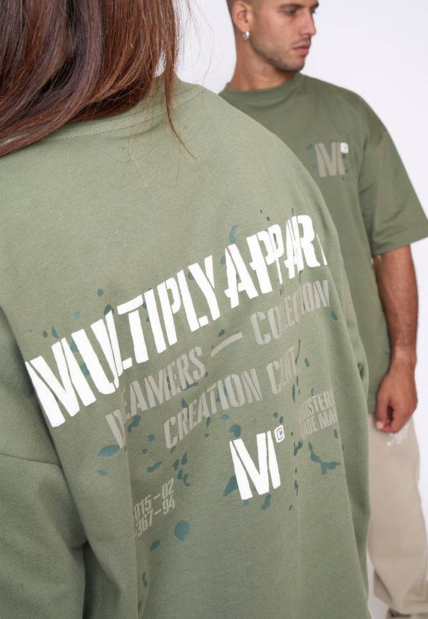 Multiply Spparel Oversize T-Shirt DRILL Four Leaf Clover 2025