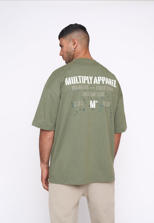 Multiply Spparel Oversize T-Shirt DRILL Four Leaf Clover 2025