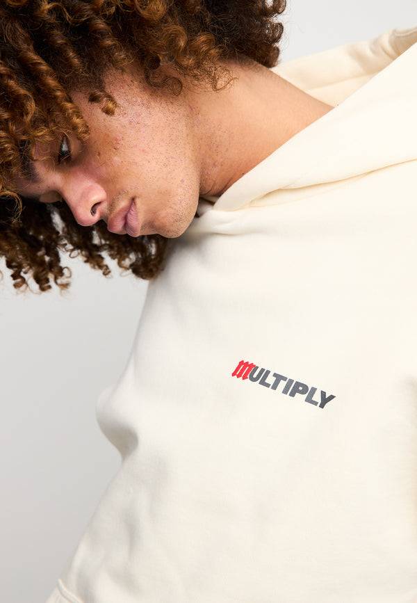 Multiply Spparel Oversize Hoodie ACCUSED Egret Hotsell