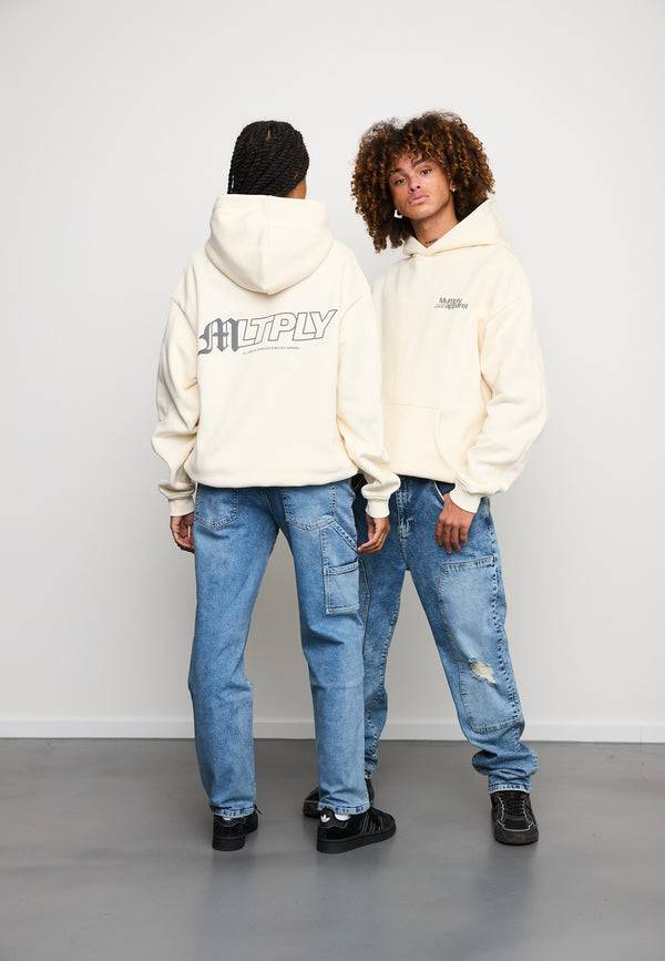 Multiply Spparel Oversize Hoodie COURT Egret Günstiger Verkauf
