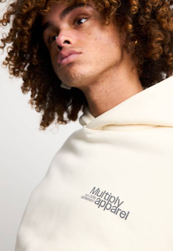 Multiply Spparel Oversize Hoodie COURT Egret Günstiger Verkauf