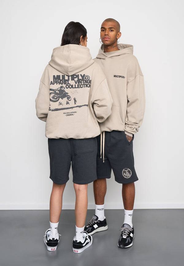 Multiply Spparel Oversize Hoodie DUST Vintage Khaki Kostenloser Versand