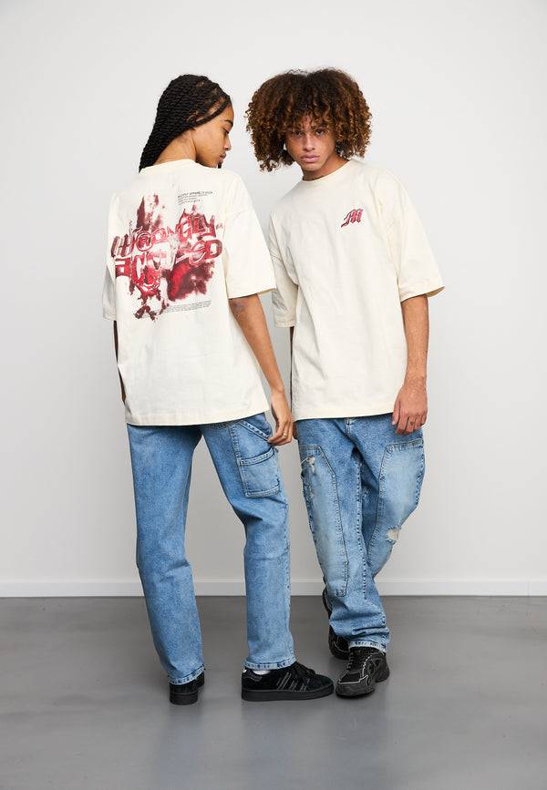 Multiply Spparel Oversize T-Shirt LIBEL Egret Fabrikpreis