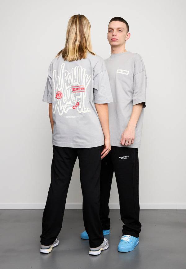 Multiply Spparel Oversize T-Shirt RIGHTS Ultimate Grey Sonderangebot