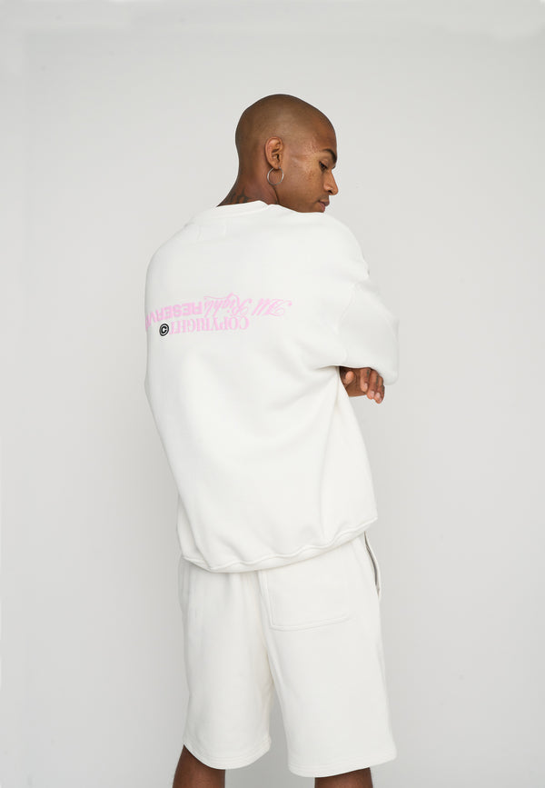Multiply Spparel Oversize Sweatshirt RESERVED Snow White Cyber Monday