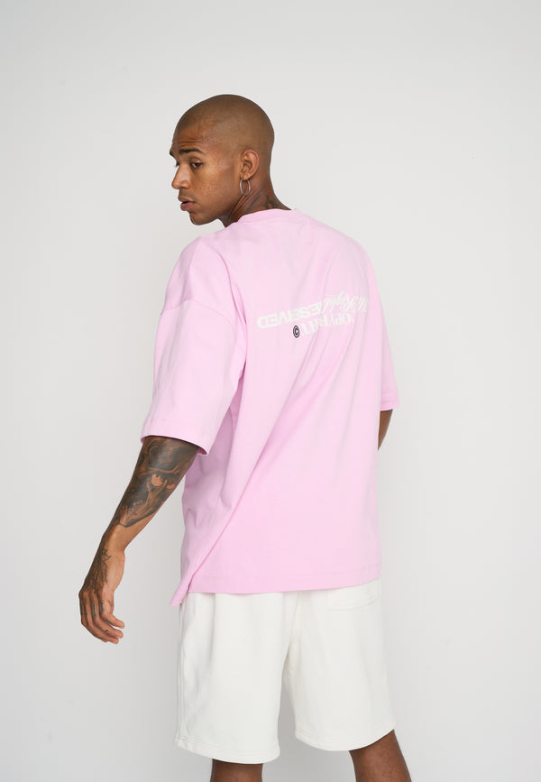 Multiply Spparel Oversize T-Shirt RESERVED Pink Lavender Vatertagsangebot