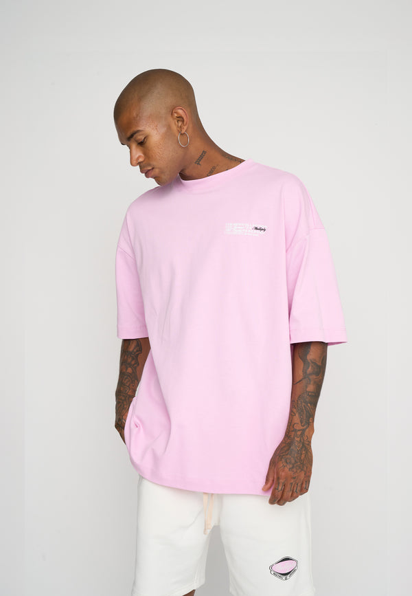 Multiply Spparel Oversize T-Shirt RESERVED Pink Lavender Vatertagsangebot