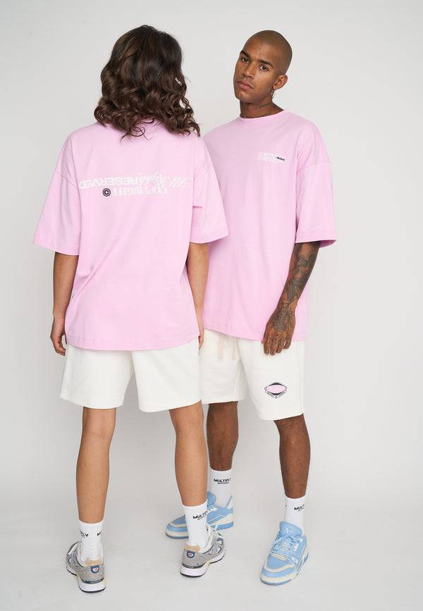 Multiply Spparel Oversize T-Shirt RESERVED Pink Lavender Vatertagsangebot