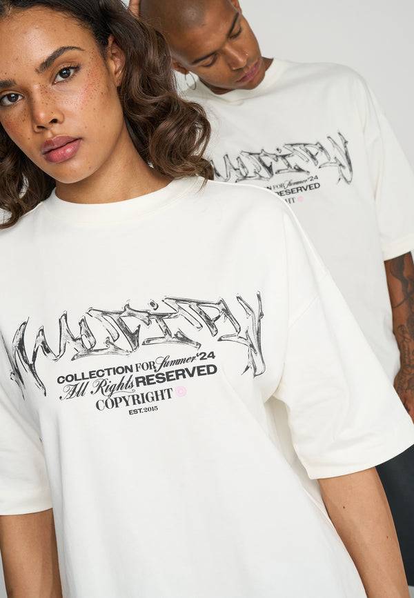 Multiply Spparel Oversize T-Shirt COMPANY Snow White Valentinstagsangebot
