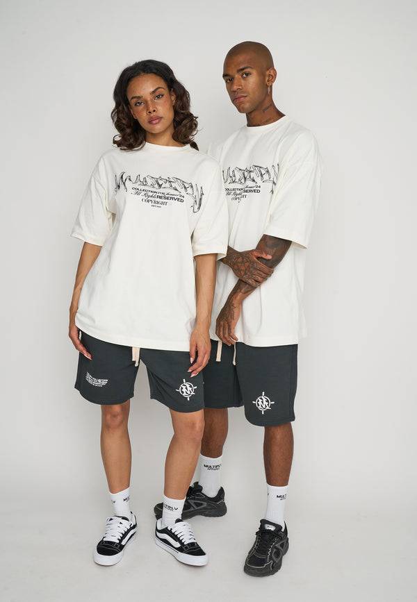 Multiply Spparel Oversize T-Shirt COMPANY Snow White Valentinstagsangebot