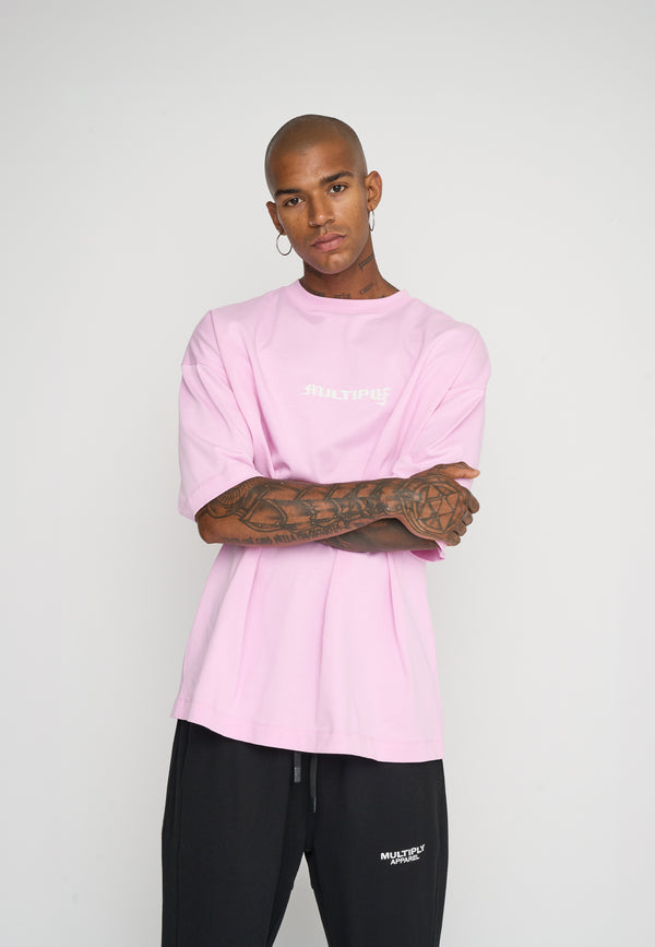 Multiply Spparel Oversize T-Shirt RESPECT Pink Lavender Jubiläumsangebot