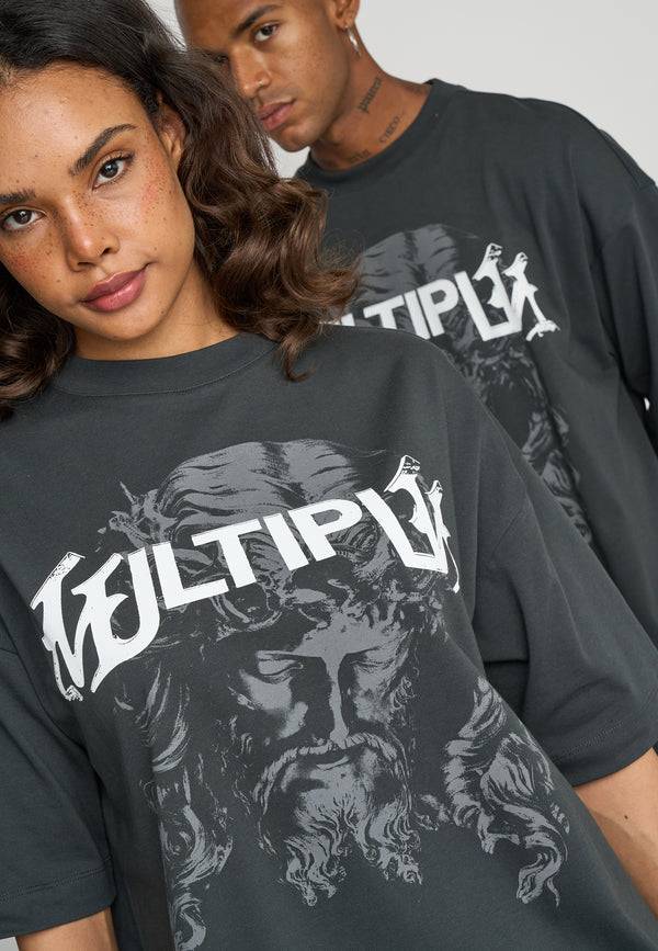 Multiply Spparel Oversize T-Shirt SACRED Black Soda Lagerräumung