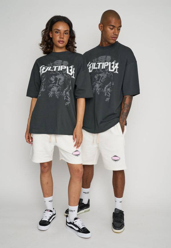 Multiply Spparel Oversize T-Shirt SACRED Black Soda Lagerräumung