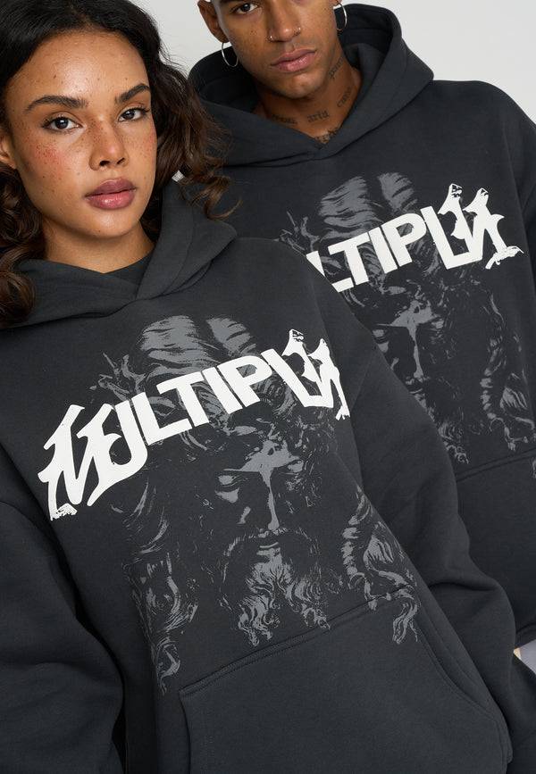 Multiply Spparel Oversize Hoodie SACRED Black Soda Top Angebot